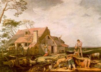 Abraham Bloemaert : Landscape With Peasants Resting